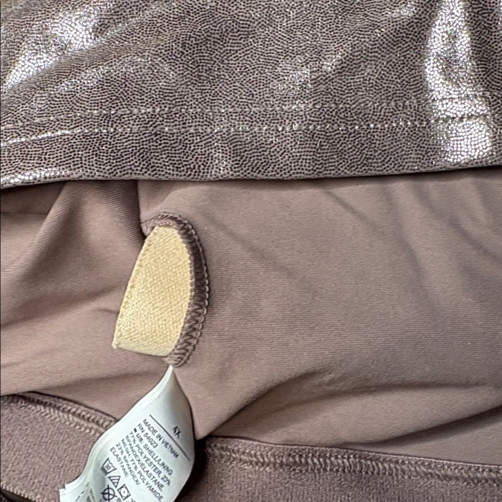 Old Navy Active Metallic Bronze Sports Bra 4X - Picture 12 of 15
